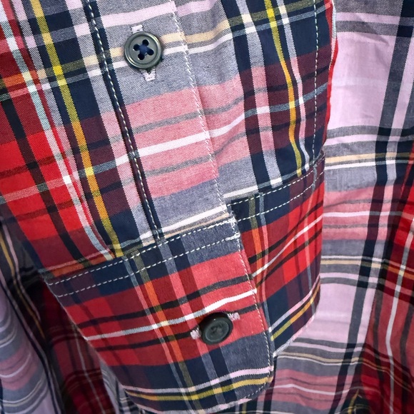 J.Crew Rare Pink Tartan Plaid Classic Button Down, Size 6 Slim Fit Collegiate - Picture 11 of 12